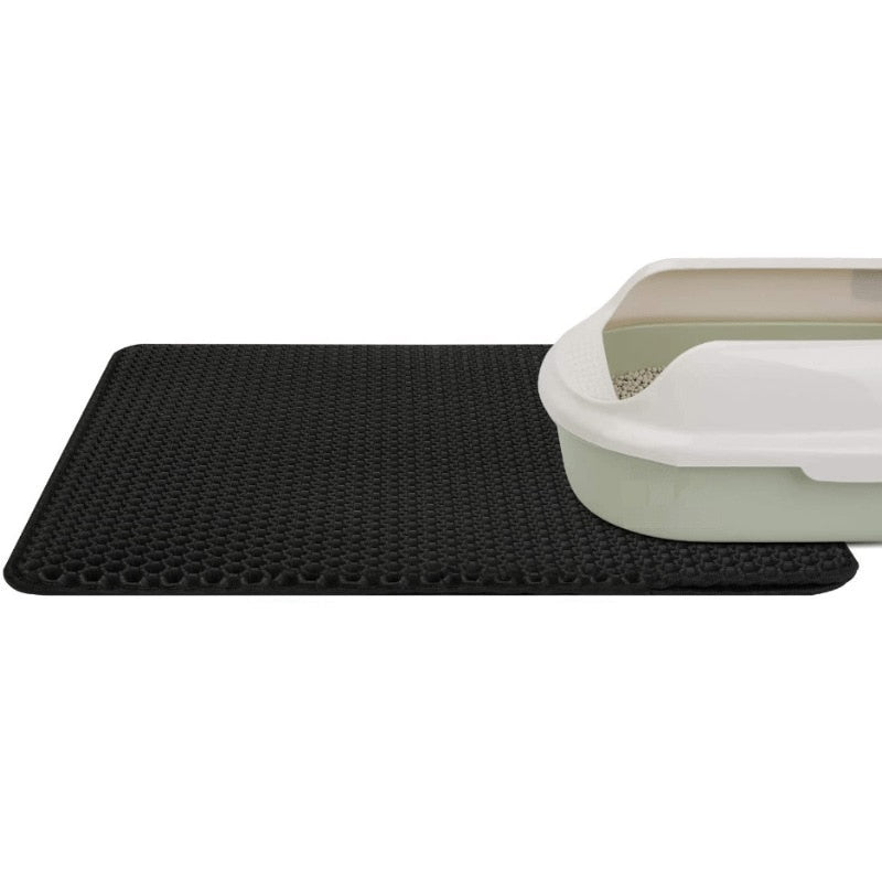 AquaGuard LitterMate: Waterproof Double-Layer Litter Mat