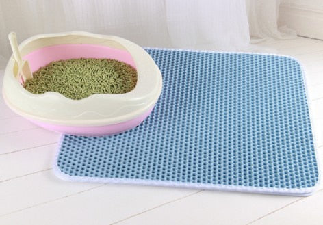AquaGuard LitterMate: Waterproof Double-Layer Litter Mat