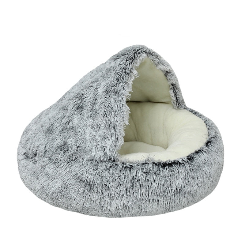 SnugglePaws Oasis: Plush Donut Bed