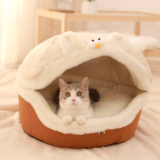 Fur-naculous SnuggleSphere: The Purr-fect Plush Kitty Retreat